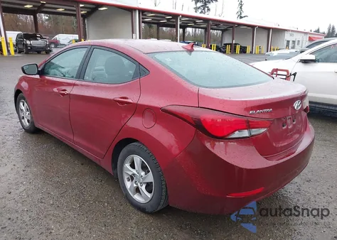 2014 Hyundai Elantra Se из США, поврежденный, VIN 5NPDH4AE5EH544094